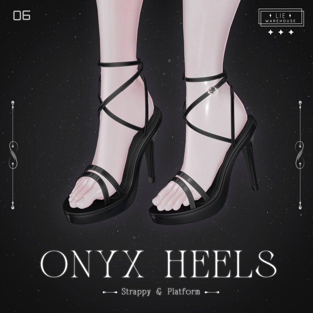 『 Onyx heels 』 7アバター対応
