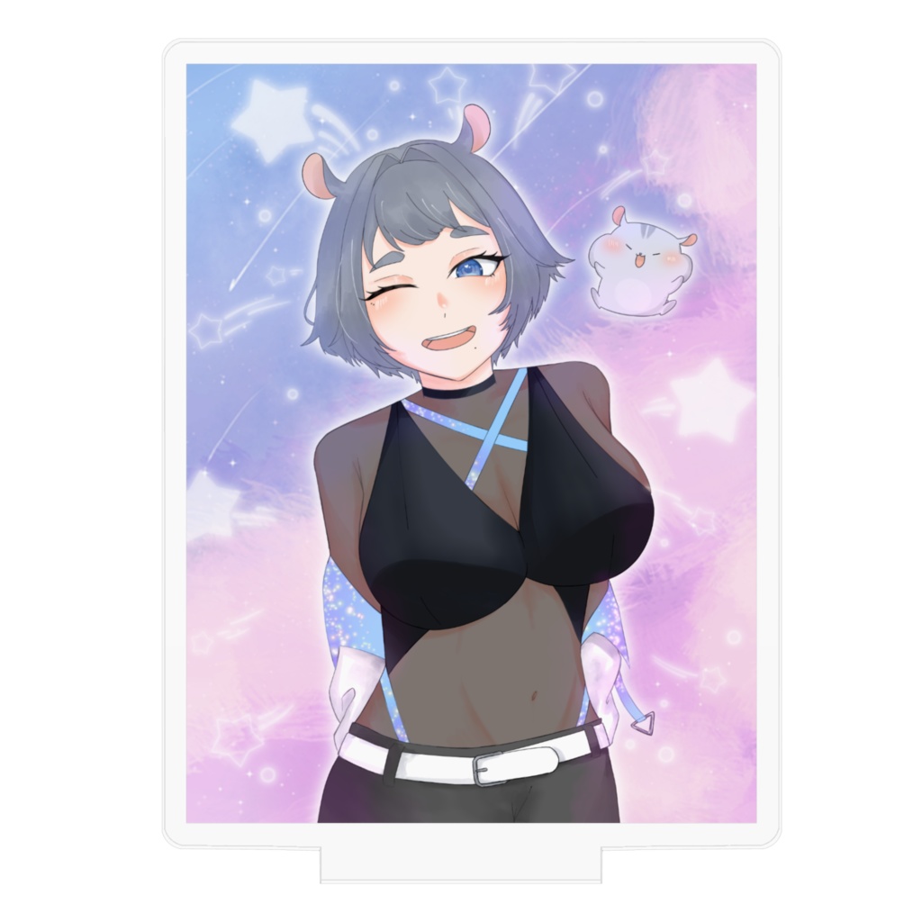 4ヶ月記念1枚絵のアクリルスタンド