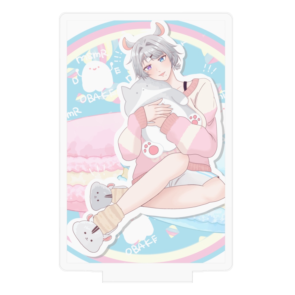 3ヶ月記念イベント1枚絵のアクリルスタンド