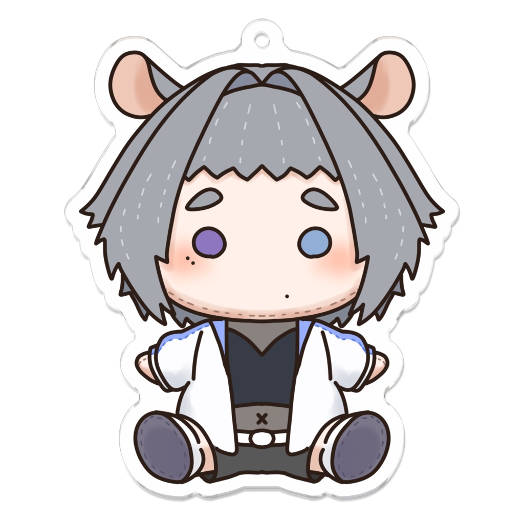 ぬいちゃん風アクリルキーホルダー
