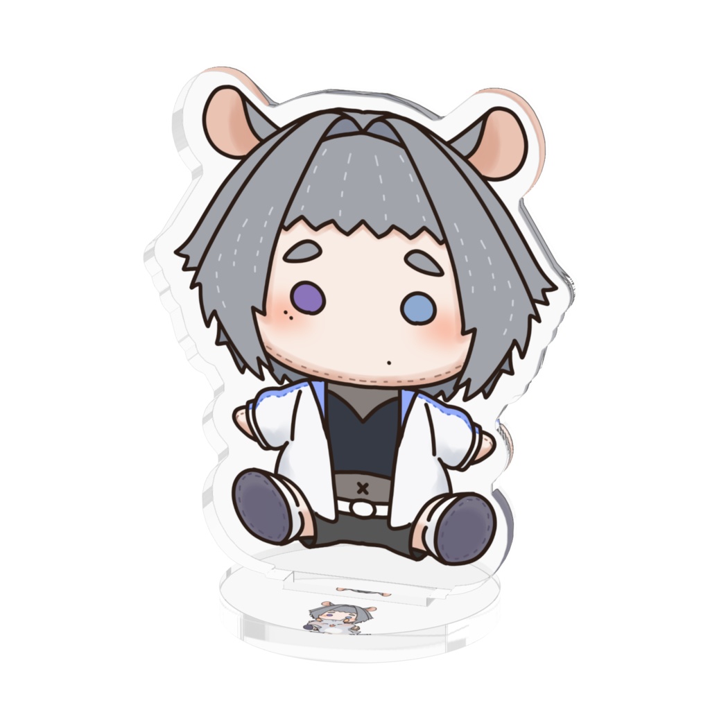 ぬいちゃん風アクリルスタンド