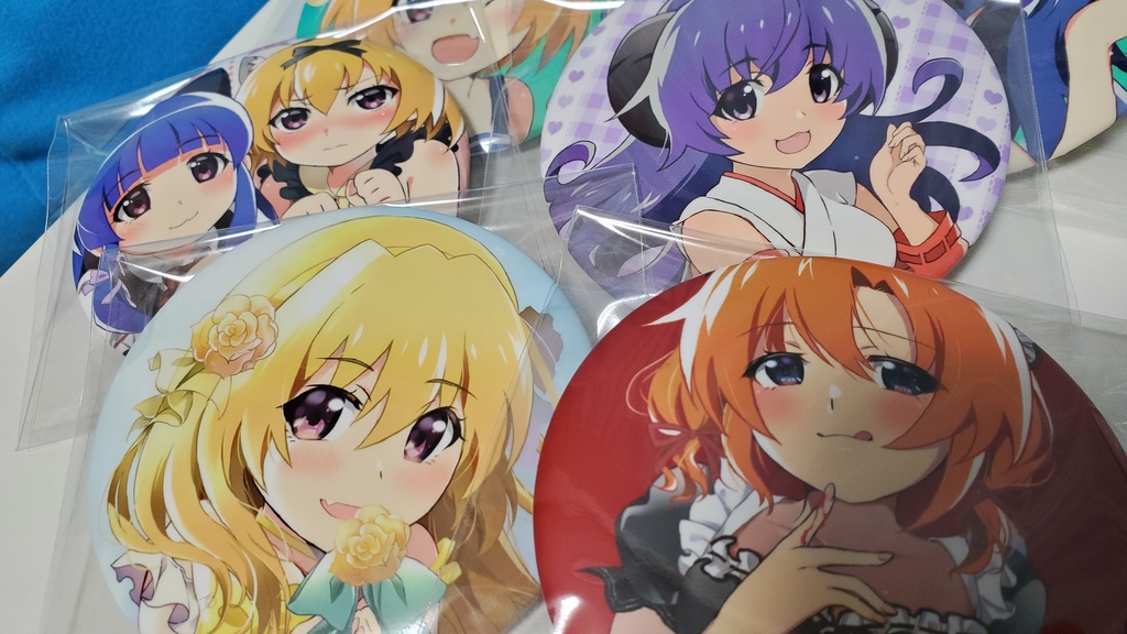 ◇ネコポス配送◇ 76㎜缶バッジ