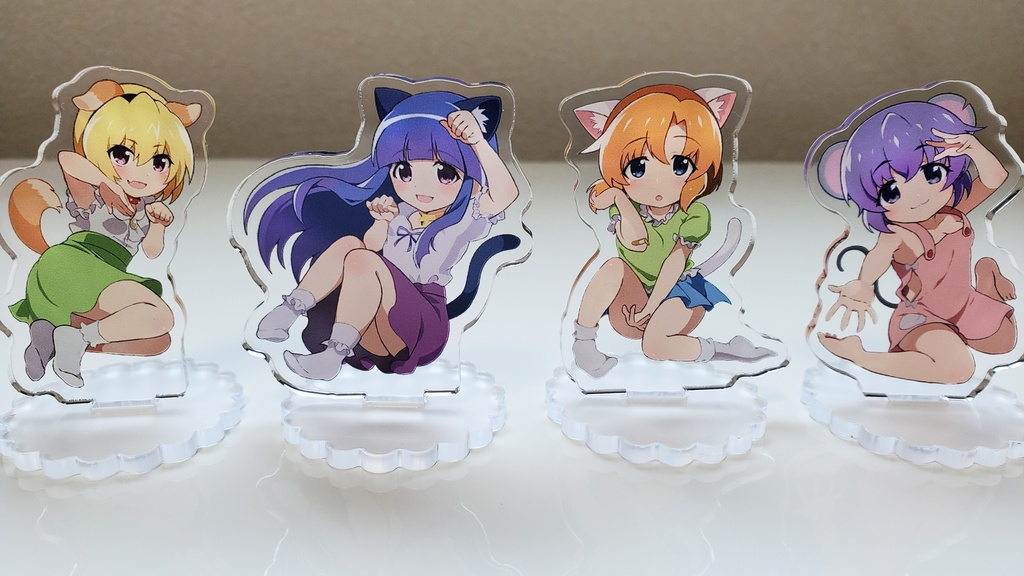 受注◆けも耳  50×50 アクスタ