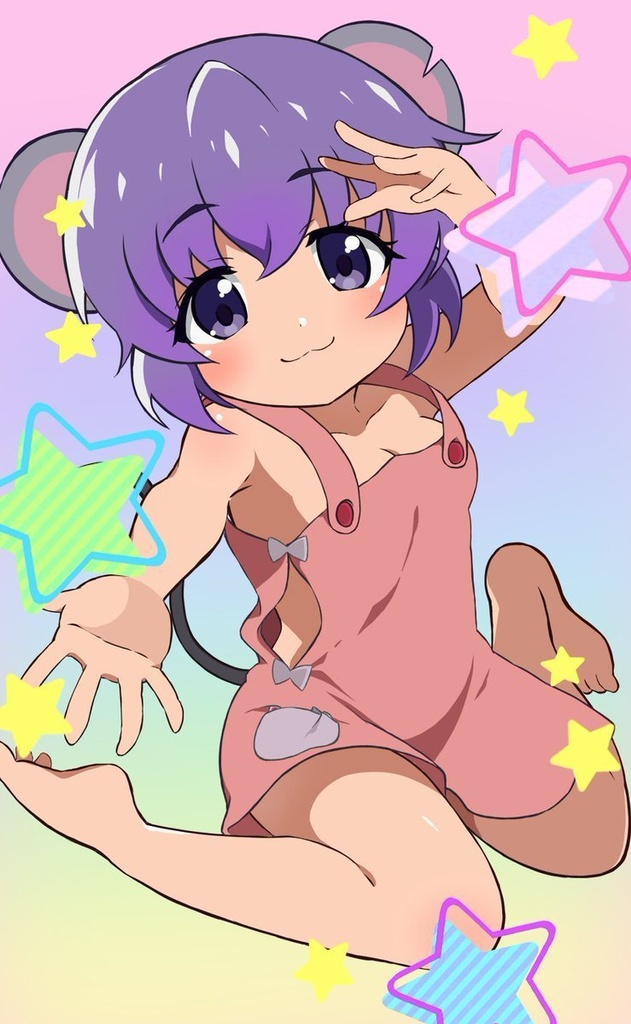 受注◆けも耳  50×50 アクスタ