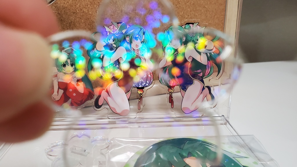 両面印刷 園崎姉妹 70×70アクスタ