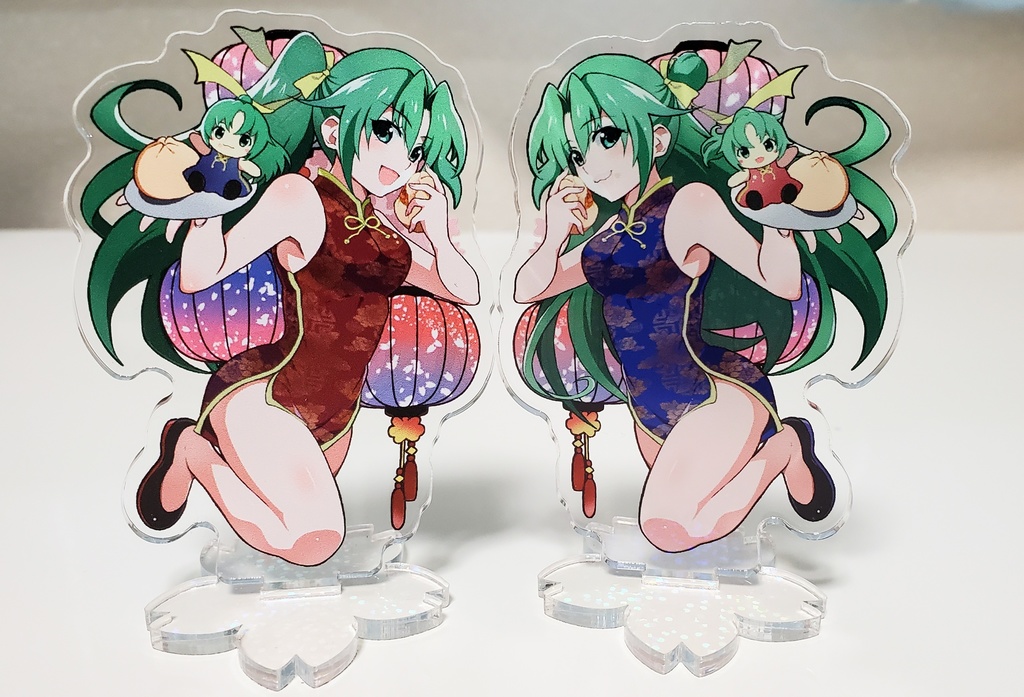 両面印刷　園崎姉妹　70×70アクスタ