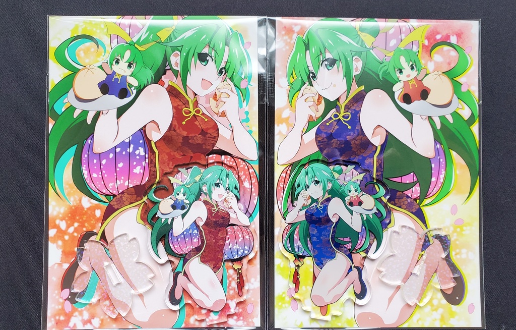 両面印刷 園崎姉妹 70×70アクスタ