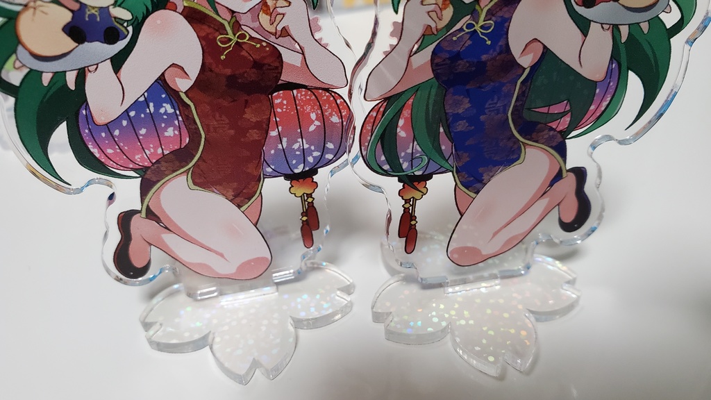 両面印刷 園崎姉妹 70×70アクスタ