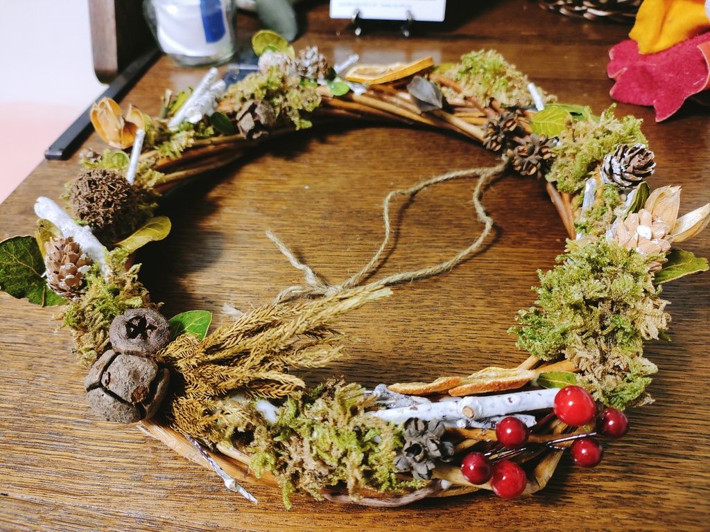 ナチュラルなリース