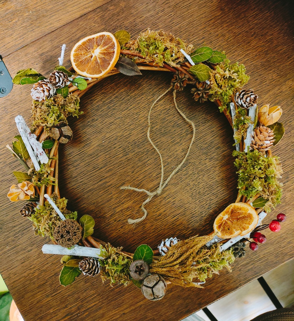 ナチュラルなリース