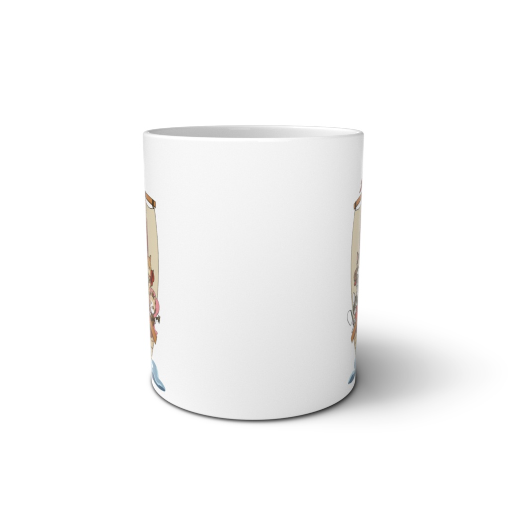 わんにゃん七福神マグカップ