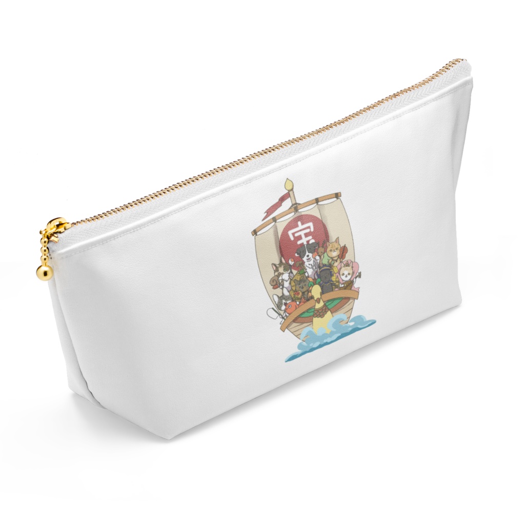 わんにゃん七福神ポーチ