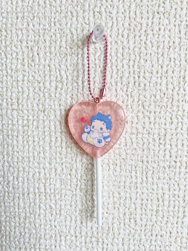 棒付きキャンディキーホルダー