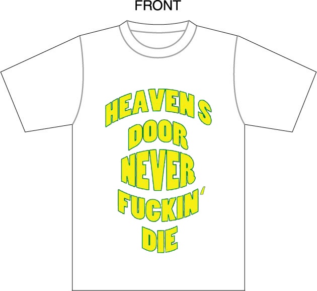HEAVEN`S DOOR救済支援オリジナルTシャツ【ホワイト】