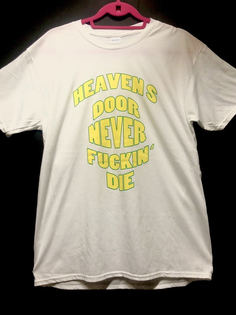 【ランダム缶バッジ付】 HEAVEN`S DOOR救済支援オリジナルTシャツ【ホワイト】