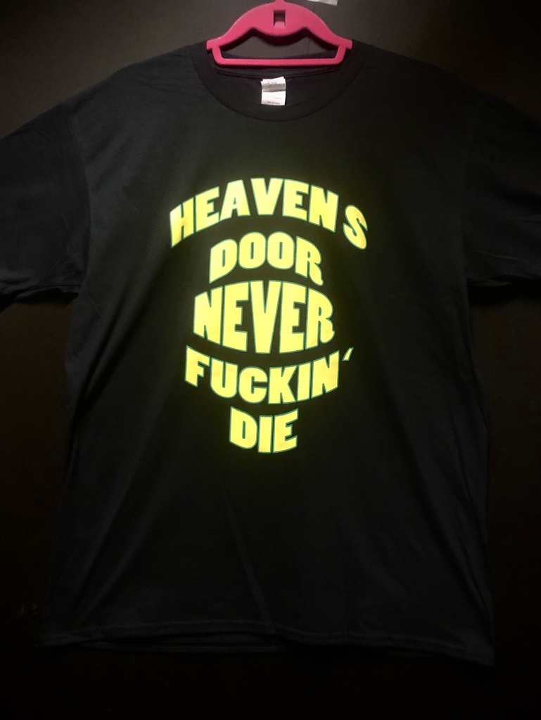 HEAVEN`S DOOR救済支援オリジナルTシャツ【ブラック】