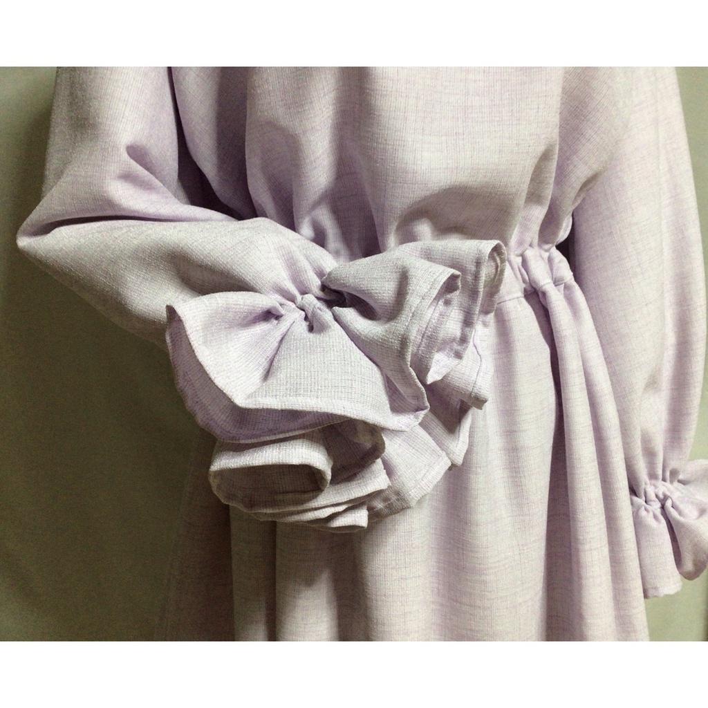 ラベンダーナチュラルワンピース