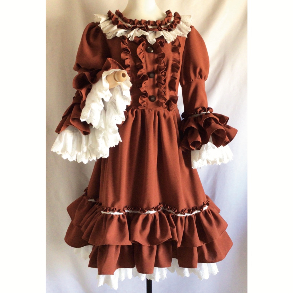 赤のドレスワンピース