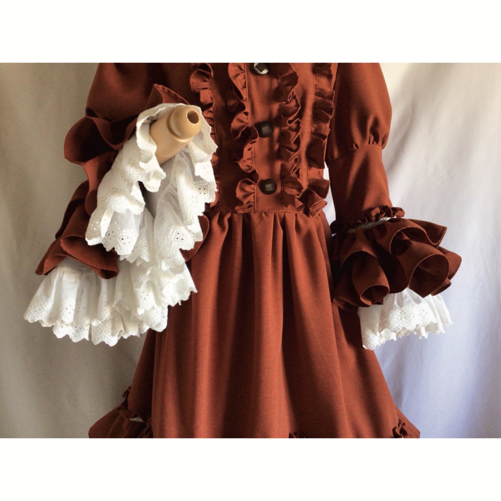 赤のドレスワンピース