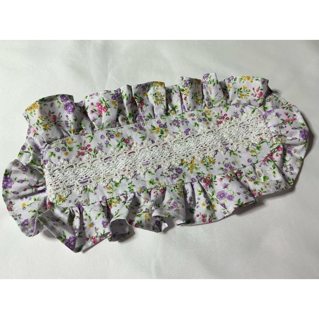 薄紫の花園クラシカルワンピース
