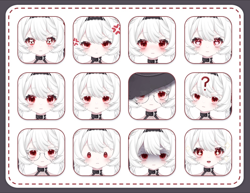 【展示用のみの販売】【限定1点】live2d完成品モデル✦墓碑の魔女