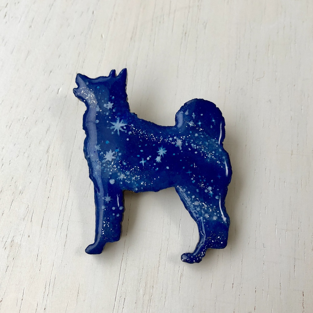 【受注製作】 柴犬ブローチ