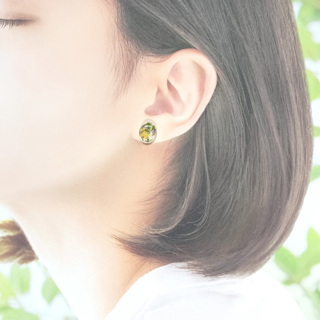 1222春の菜の花イメージイヤーカフセット