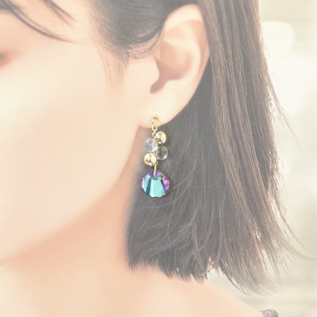 1706【訳あり】海辺の耳飾り