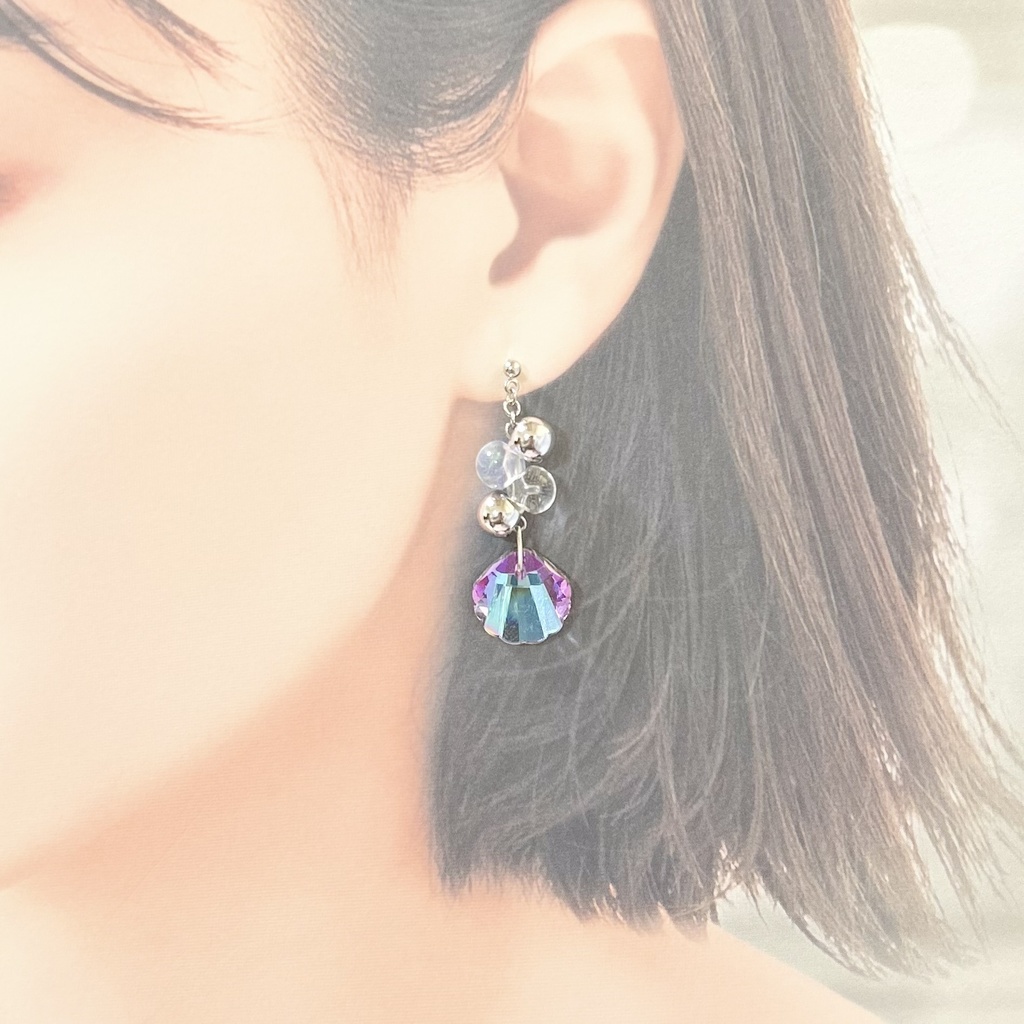 1706【訳あり】海辺の耳飾り