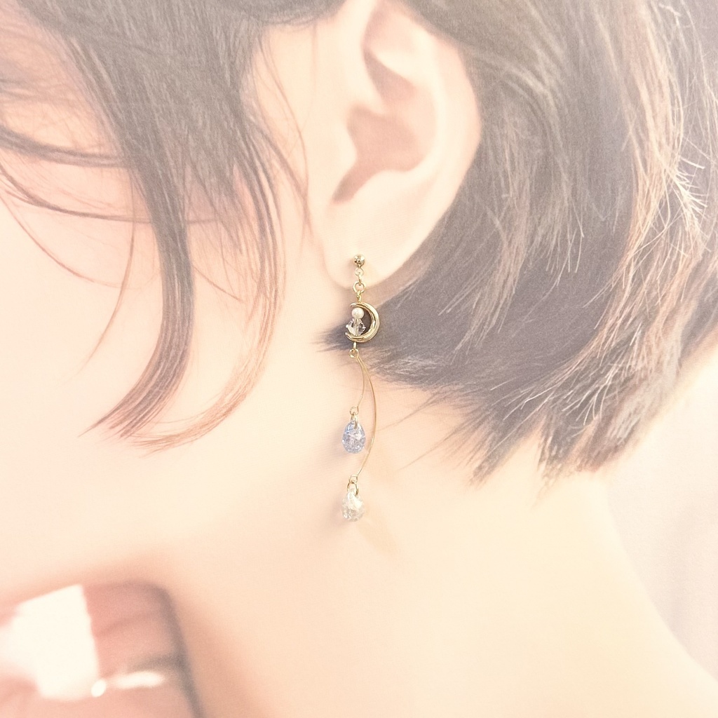 1722月夜のピアス