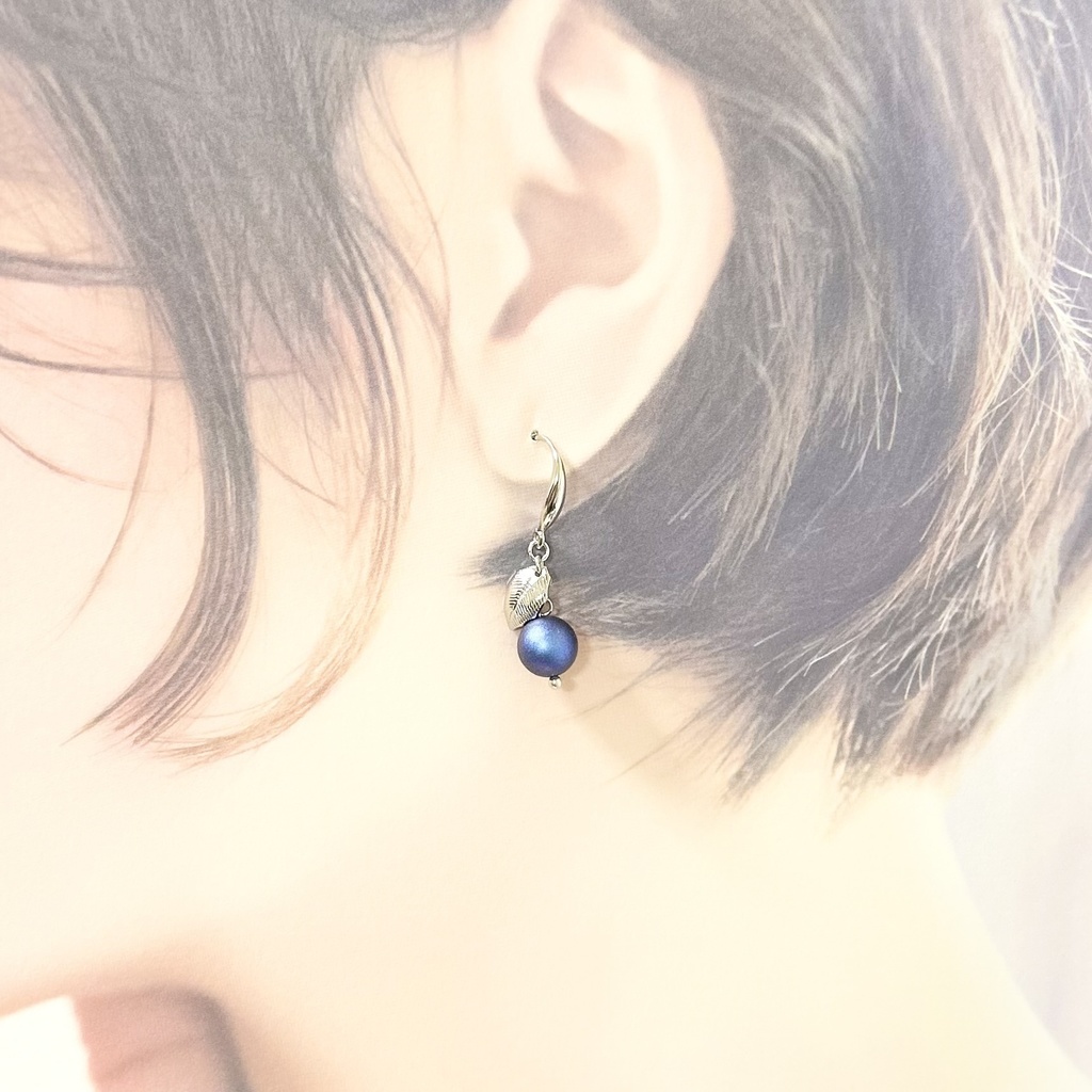 1747一粒パールの実(デザインフック)