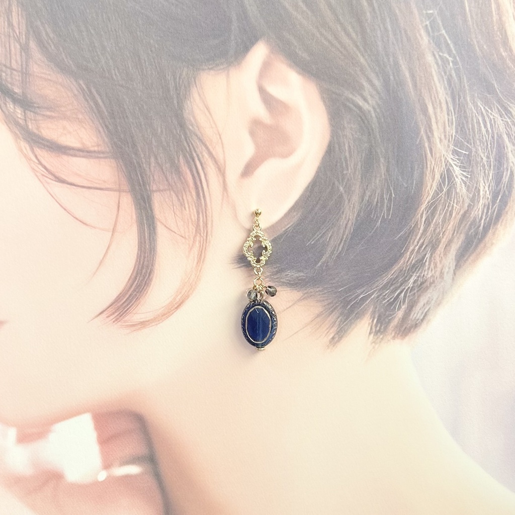 1797ドイツ製アクリル 碧の貴婦人