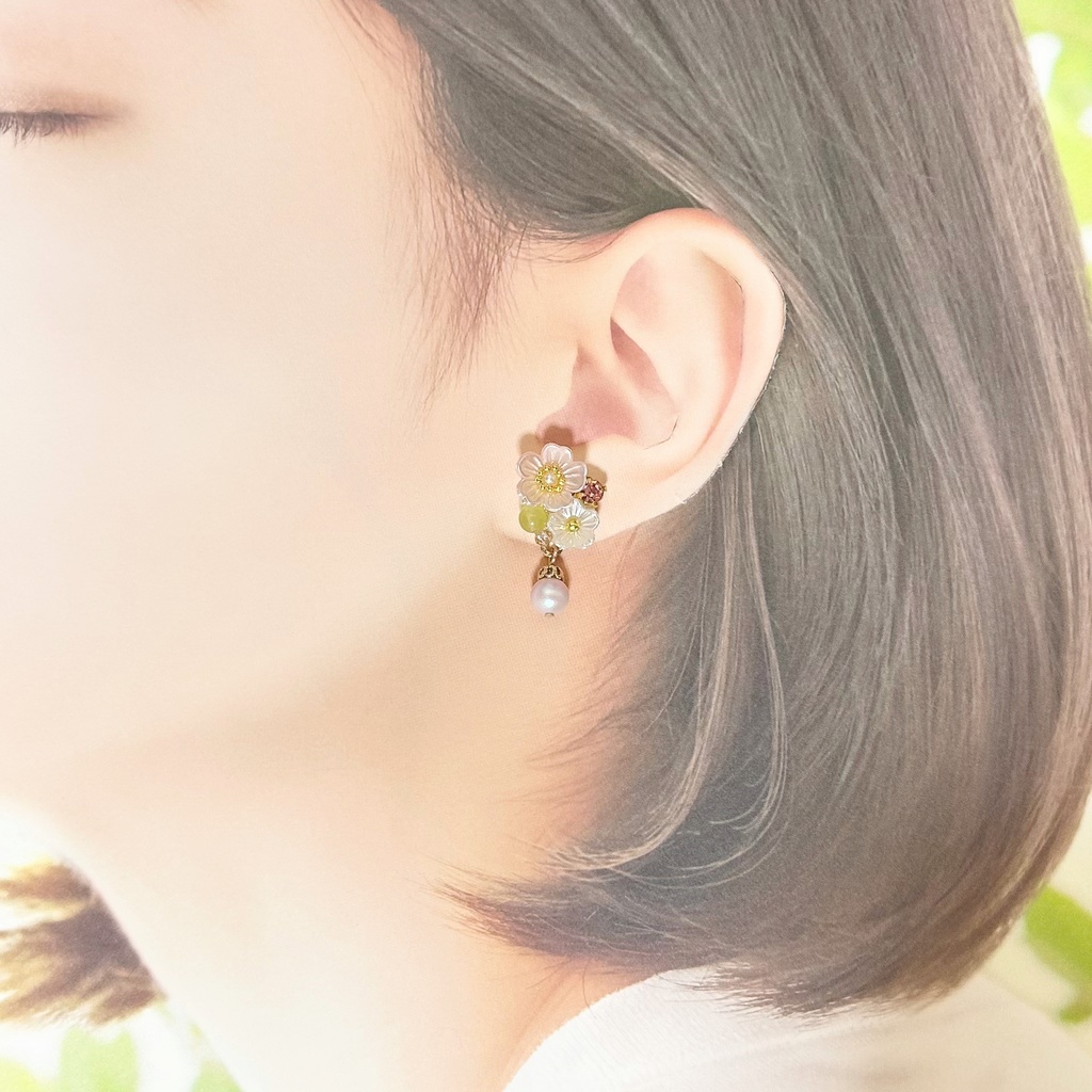 1816桜のイヤーカフセット