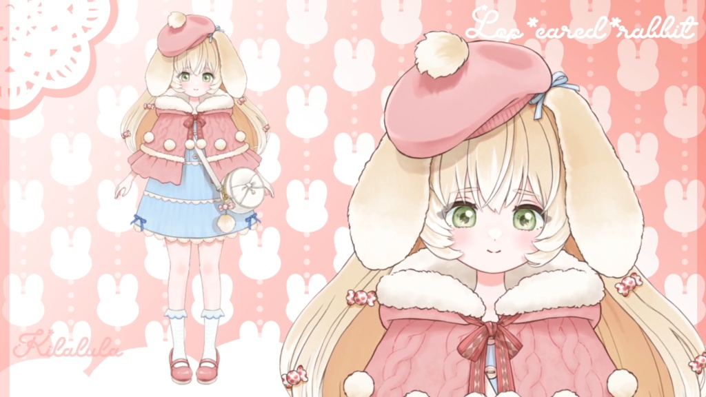 Live2Dモデル ロップイヤー 汎用モデル