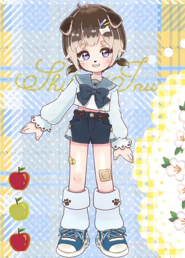 【Live2D】汎用カスタムモデル 豆柴/柴犬