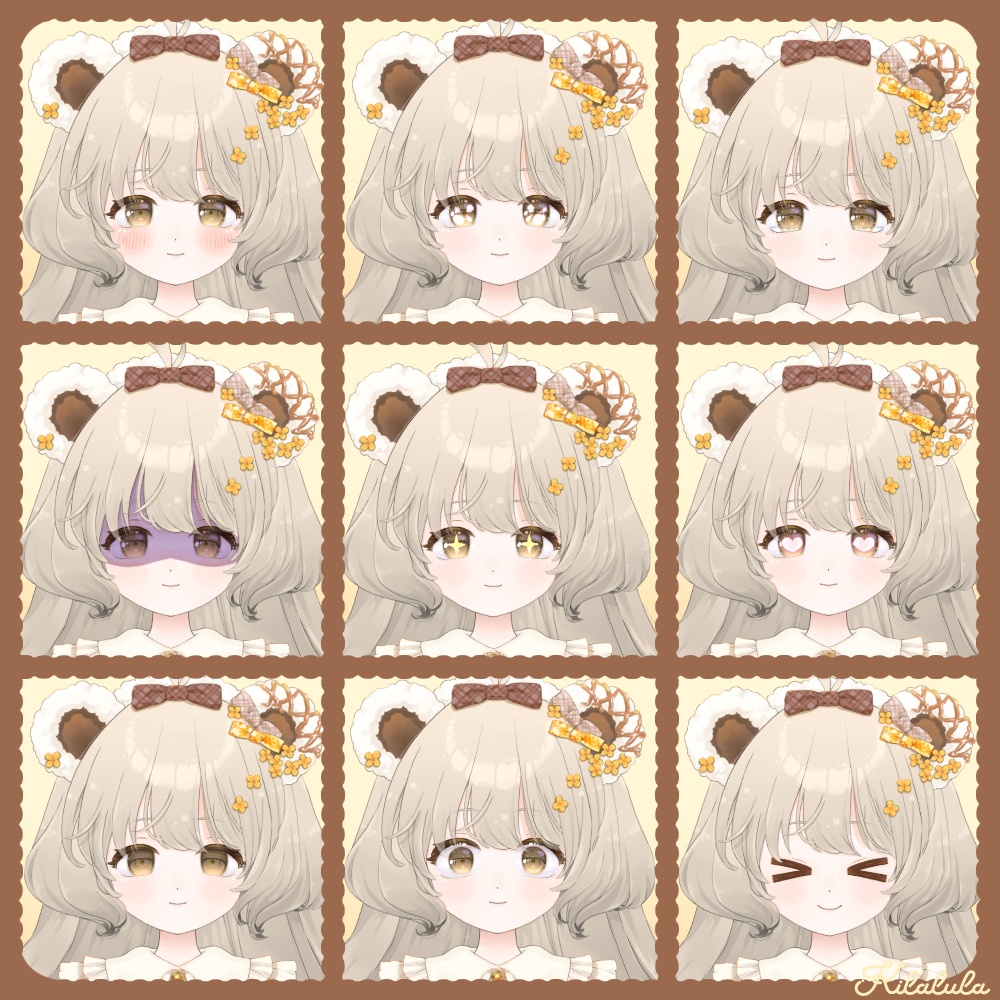 Live2D【汎用】カスタムモデル まきあ・める【VTS / nizima LIVE対応】