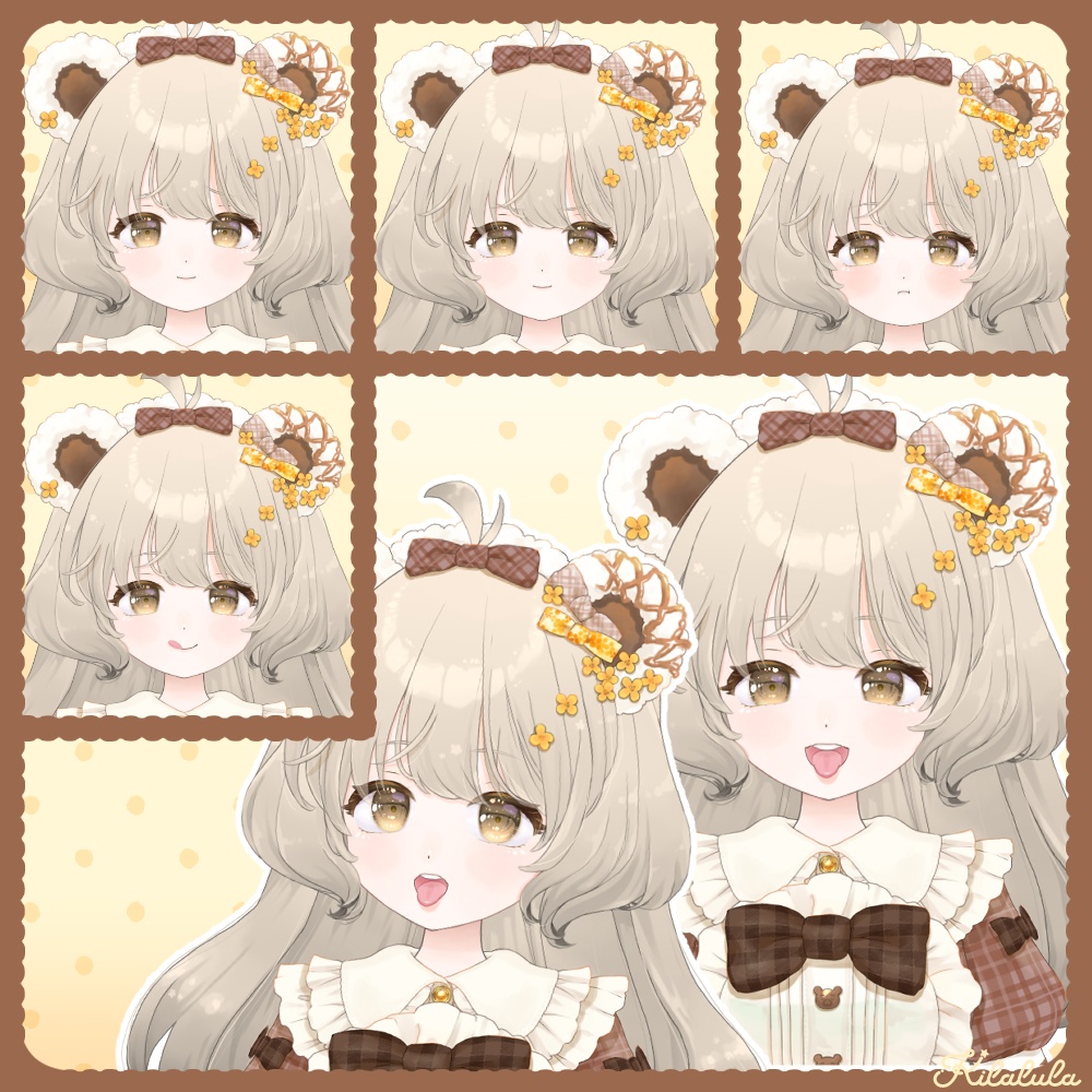 Live2D【汎用】カスタムモデル まきあ・める【VTS / nizima LIVE対応】