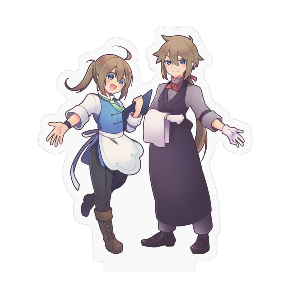 【魔天風華伝】アクリルフィギュア:カフェシリーズ