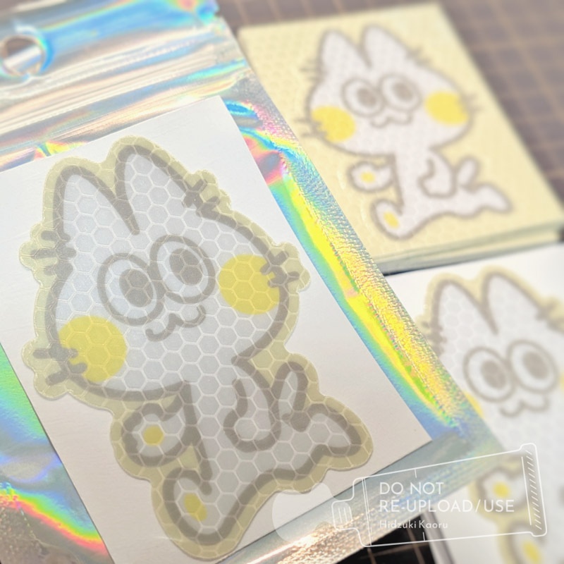 リフレクターステッカー|リモーネちゃん
