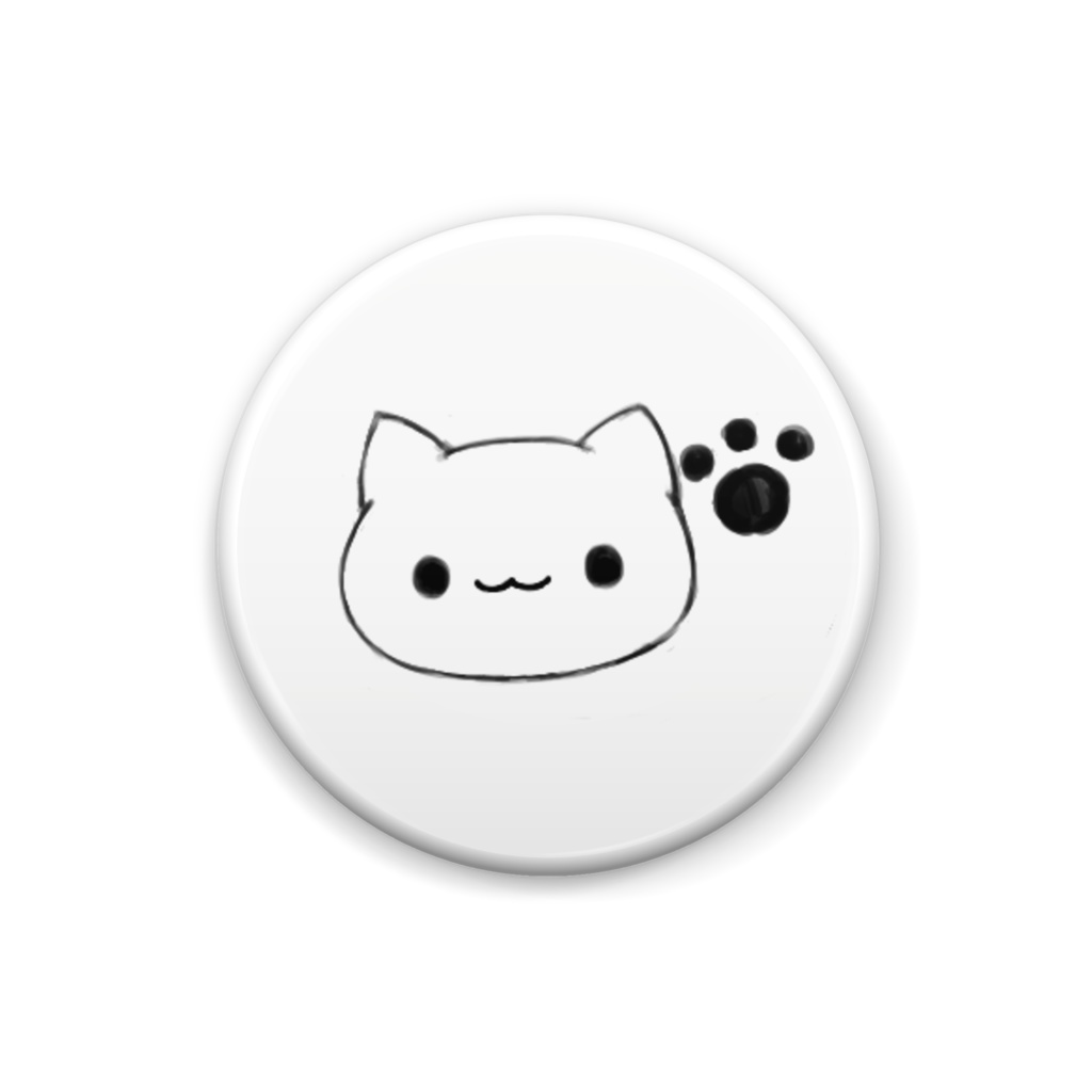 ねこ缶バッジ