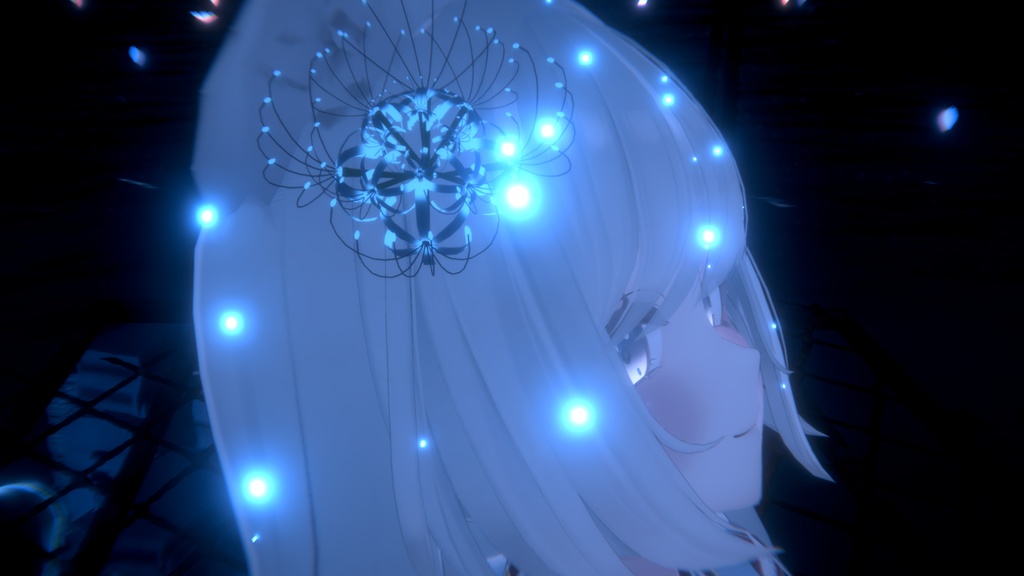 【VRC想定】彼岸花アクセサリー