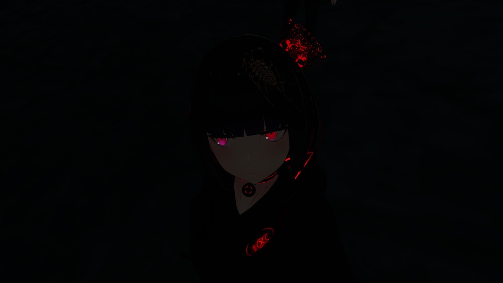 【VRC想定】彼岸花アクセサリー