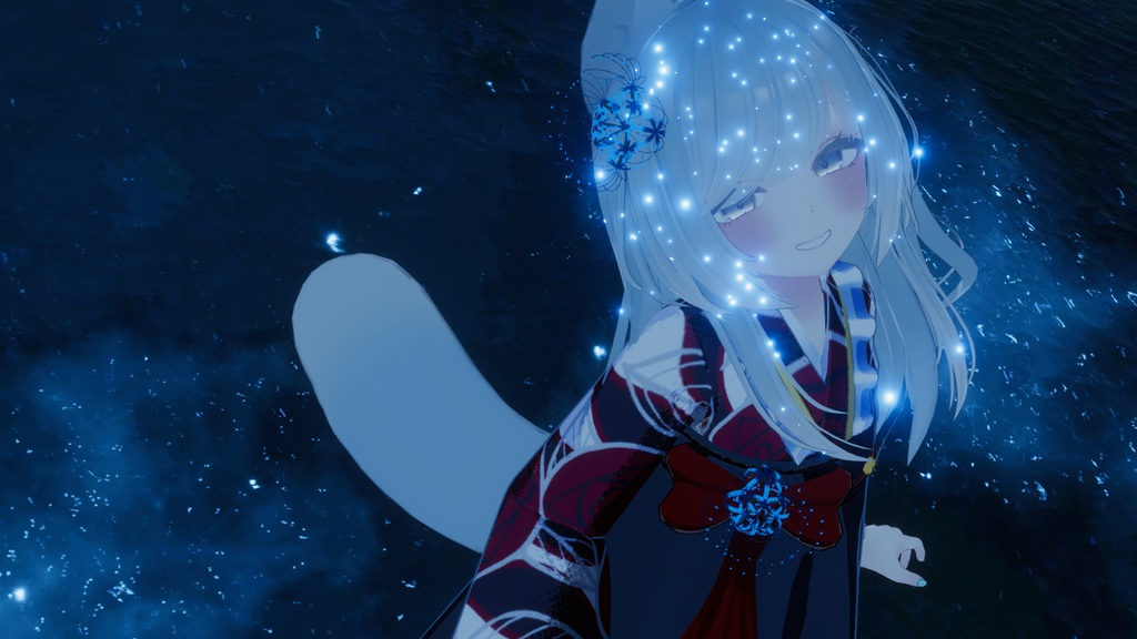 【VRC想定】彼岸花アクセサリー