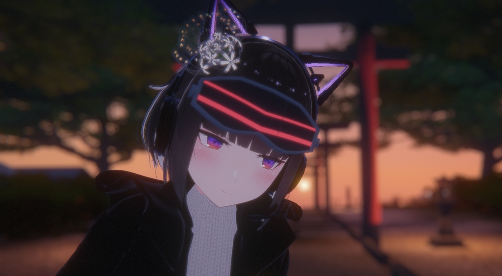 【VRC想定】彼岸花アクセサリー