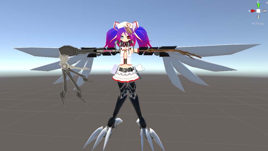 【シーエ専用カスタムパーツ】猛禽類型換装ユニット