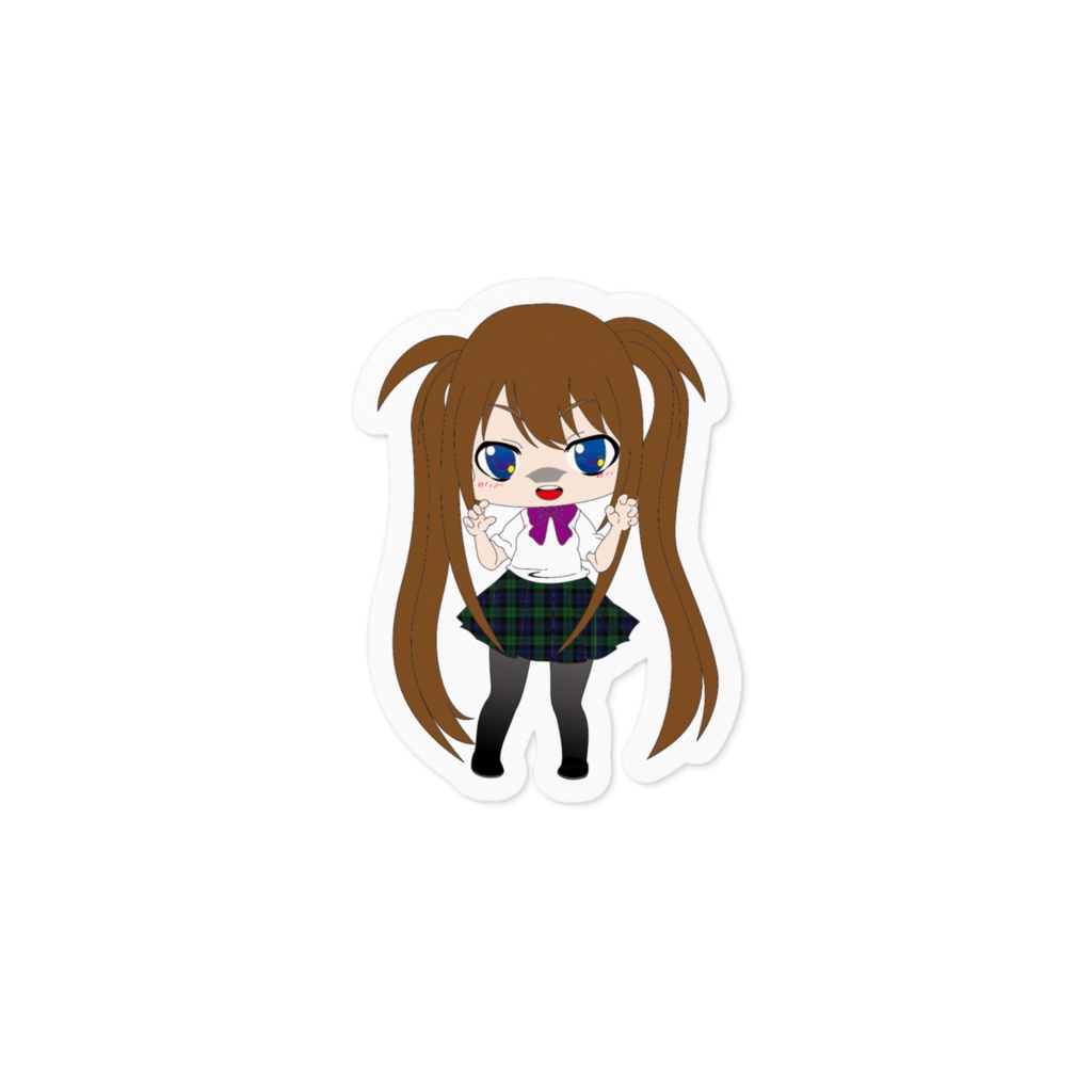 ユリちゃんのステッカー1