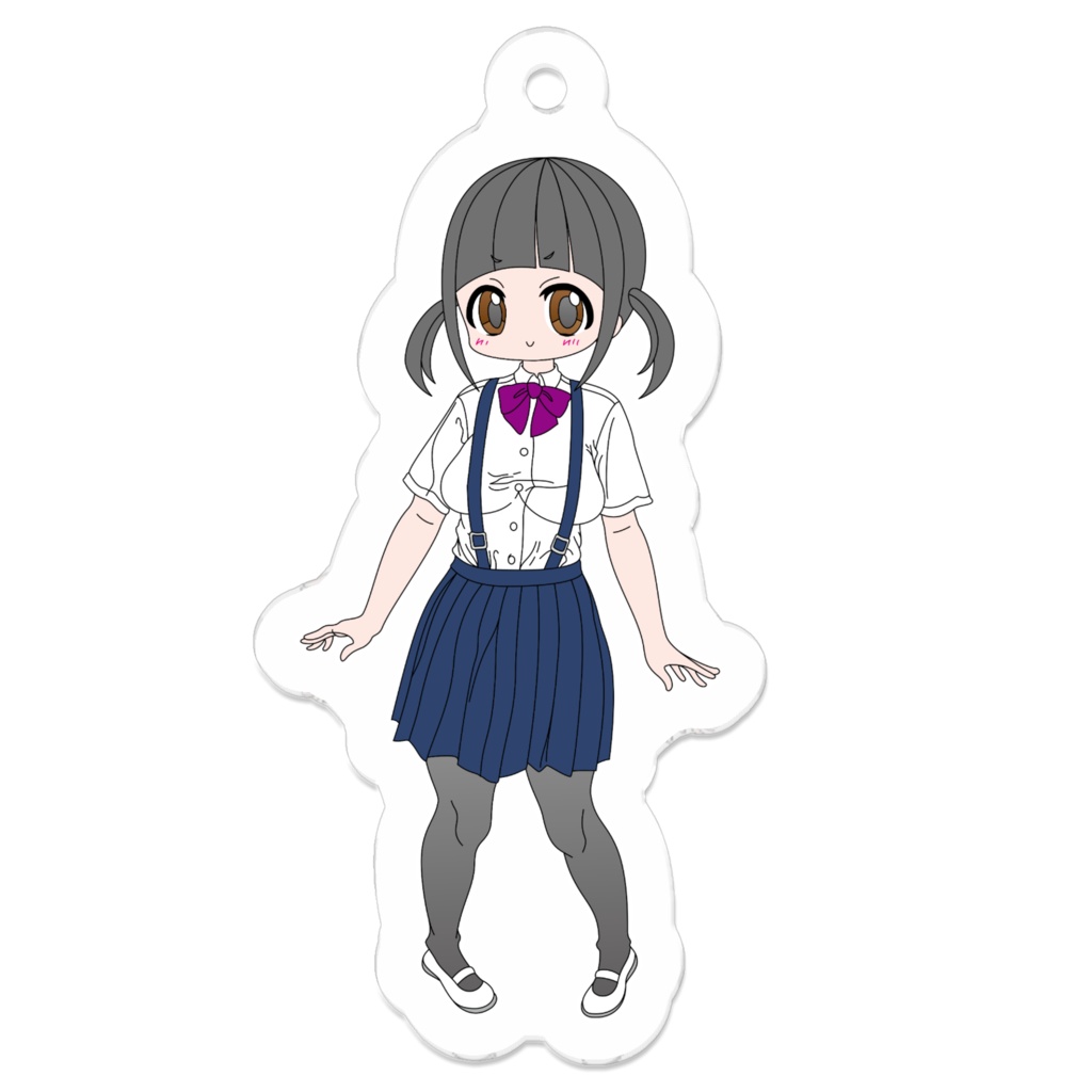 もっちゃんのアクリルキーホルダー（コーティング）