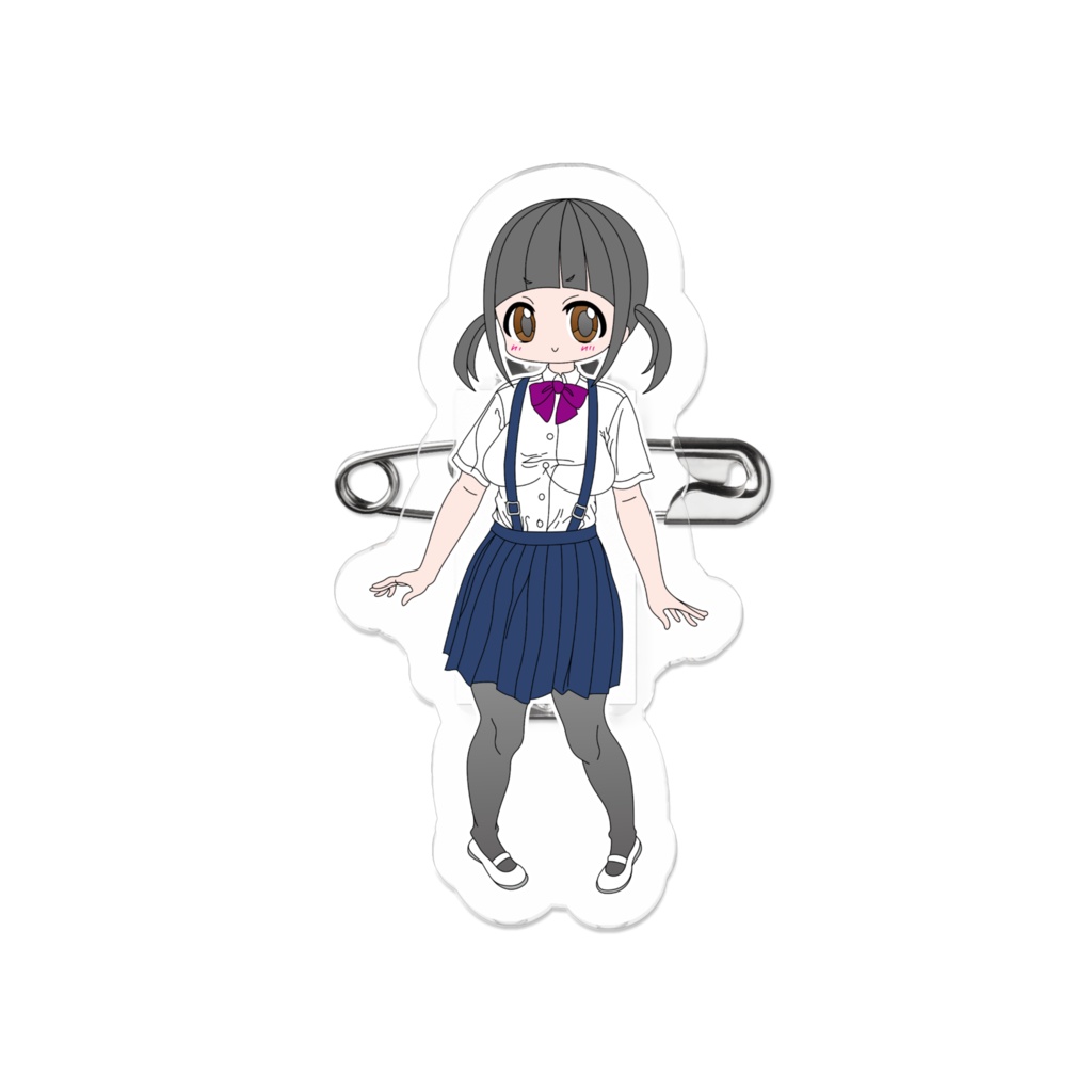 もっちゃんのアクリルバッチ