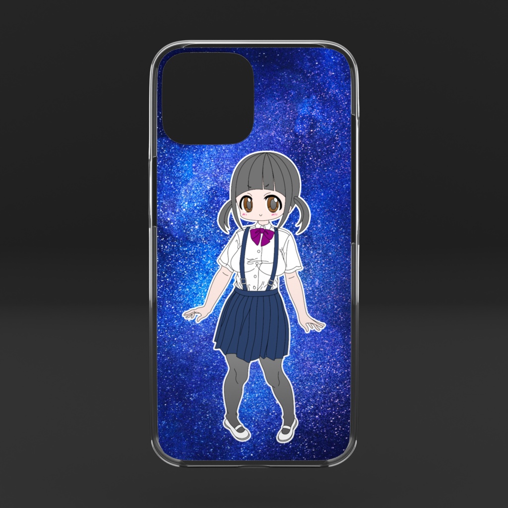 もっちゃんのクリアiPhoneケース