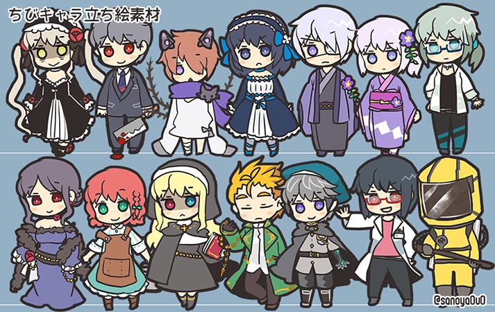 ちびキャラ素材まとめパック